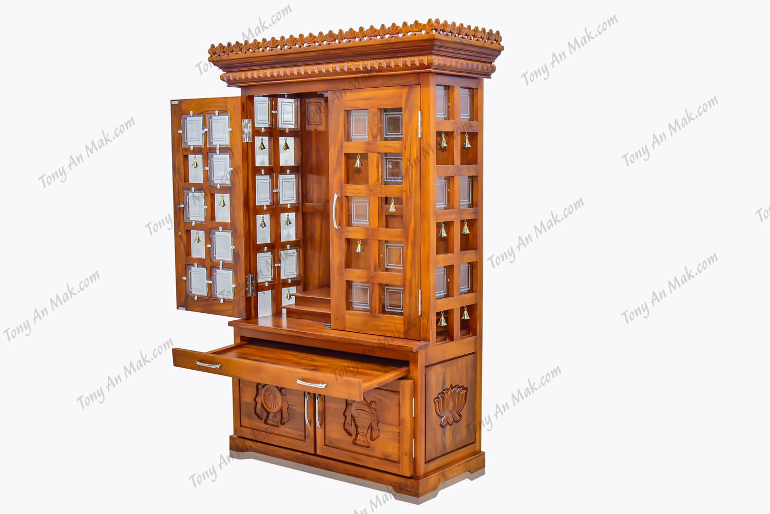 Pooja Unit With Racks Pooja Unit P5 – Tony An Mak